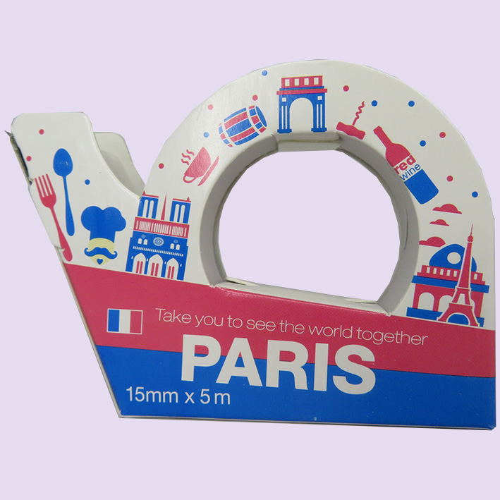 چسب نواری طرح کشور پاریس فرانسه مدل واشی کد Paris عرض 1.5 سانتی متر