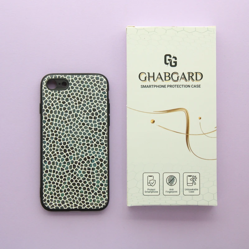 کاور قاب گارد مدل دور ژله ای پوست ماری مناسب برای گوشی موبایل اپل iPhone 7/8/SE 2020/SE 2022