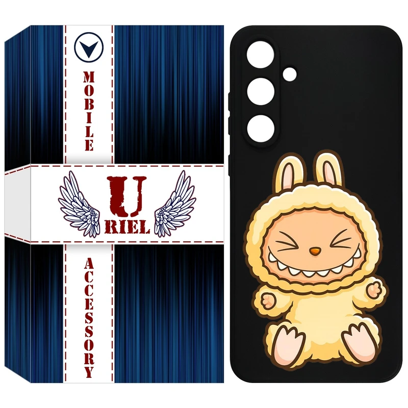 کاور یوریل مدل KSH کد 135 طرح عروسک لبوبو مناسب برای گوشی موبایل سامسونگ Galaxy A55