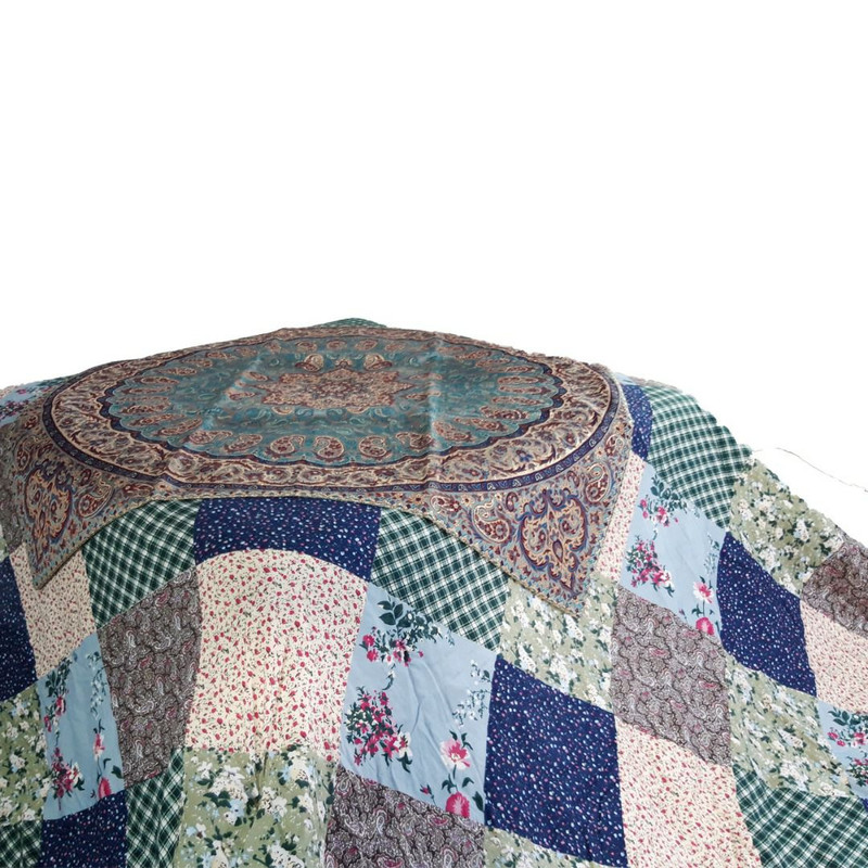 لحاف کرسی خانه سبز اسماعیلی مدل P-chily سایز 350x350 سانتی متر لحاف کرسی خانه سبز اسماعیلی مدل P-chily سایز 350x350 سانتی متر