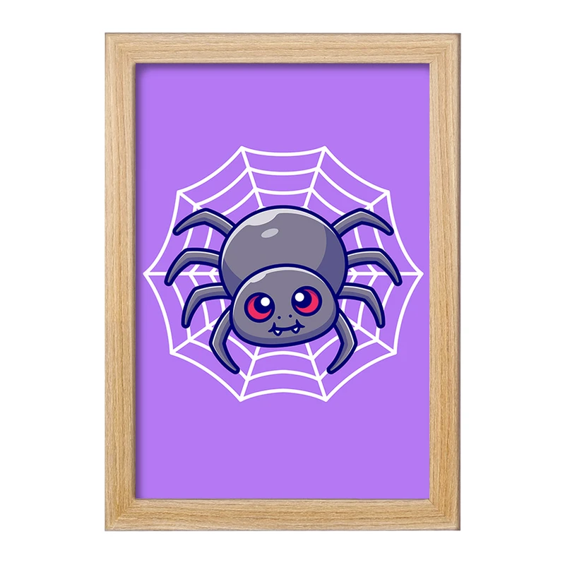 تابلو خندالو مدل حیوانات بامزه عنکبوت کد 29631