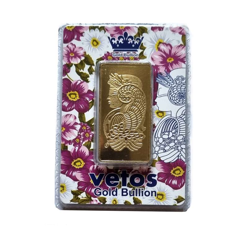 شمش طلا 18 عیار وتوس کد SN2325 شمش طلا 18 عیار وتوس کد SN2325