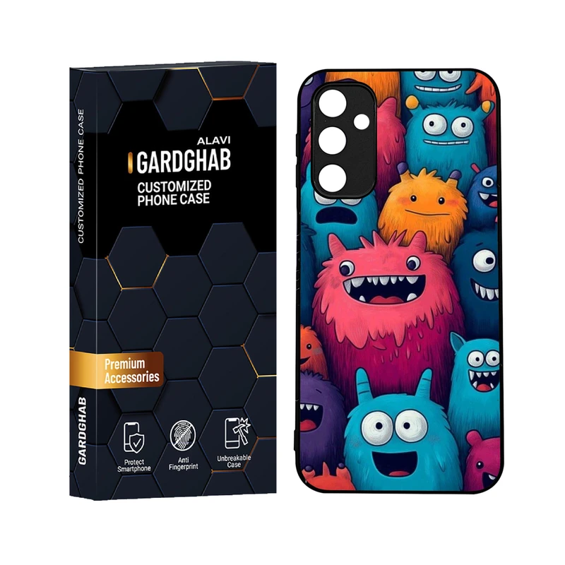 کاور گارد قاب علوی مدل دورژله ای کارتنی و انیمه مناسب برای گوشی موبایل سامسونگ Galaxy A24