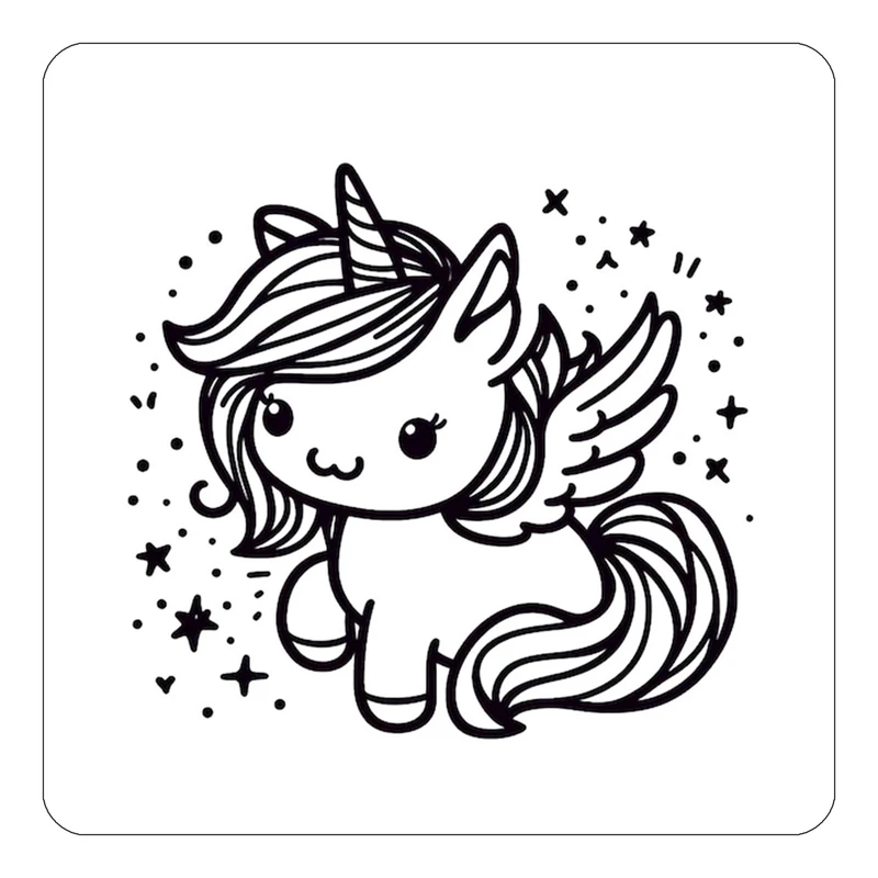 مگنت کاکتی طرح اسب تک شاخ و یونیکورن مدل mp31402