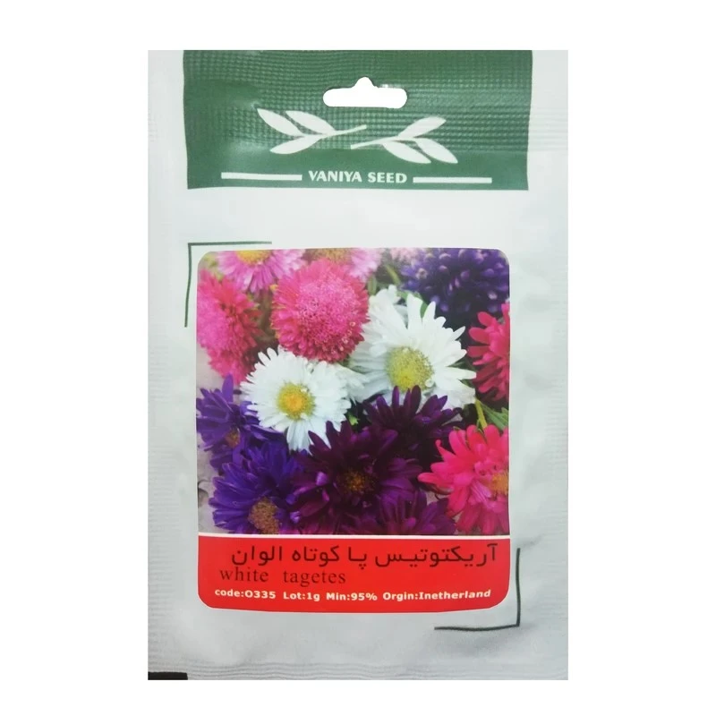 بذر گل آریکتوتیس پاکوتاه الوان وانیا سید مدل BA1649