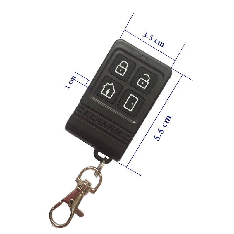 ریموت دزدگیر مدل کلاسیک کد Dezh-433