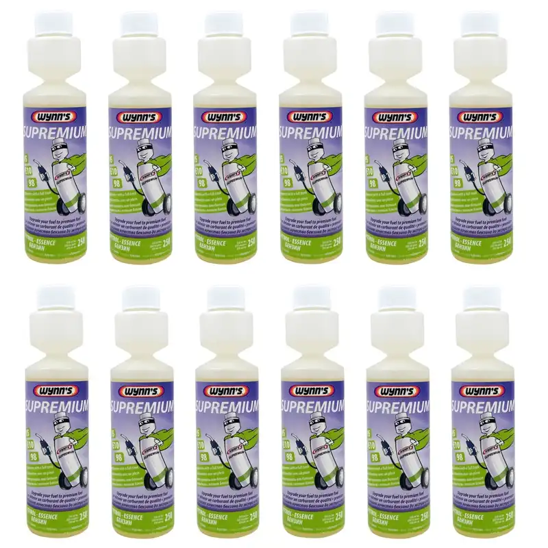 اکتان بوستر و مکمل سوخت وینز مدل سوپرمیوم حجم 250 میلی لیتر بسته 12 عددی