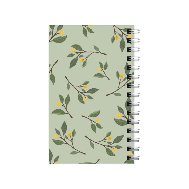 دفترچه یادداشت مدل to do list طرح پترن شاخه لیمو کد 8326750