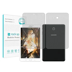 Rockspace model HyMTT screen protector suitable for Samsung Galaxy Tab E 8.0 tablet along with tablet back protector