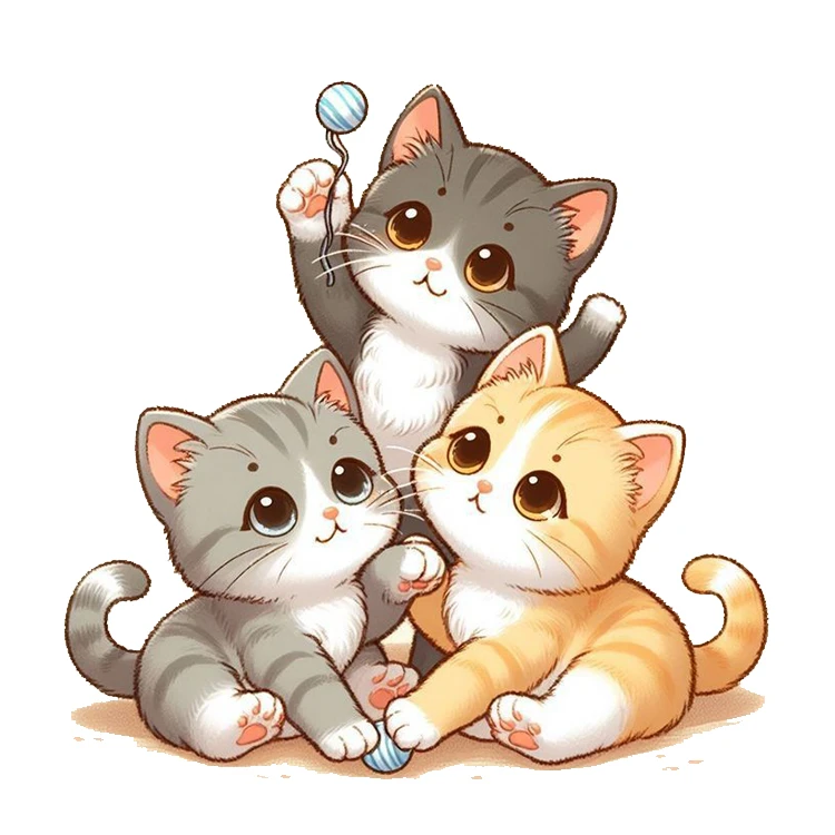 استیکر پارچه و لباس پاد آفرین مدل گربه کیوت کد 525