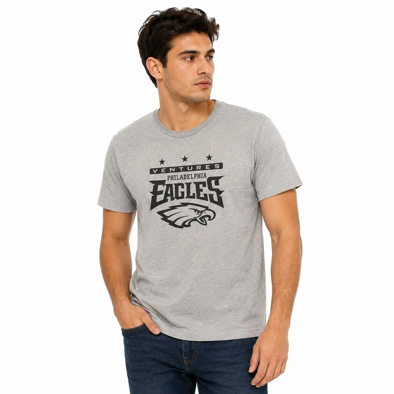 تی شرت مردانه پلی استر طرح حیوانات مدل Eagles
