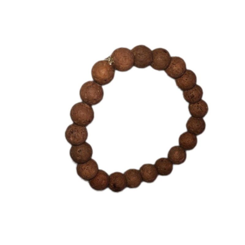 دستبند مدل سنگ آذرخش لاوا