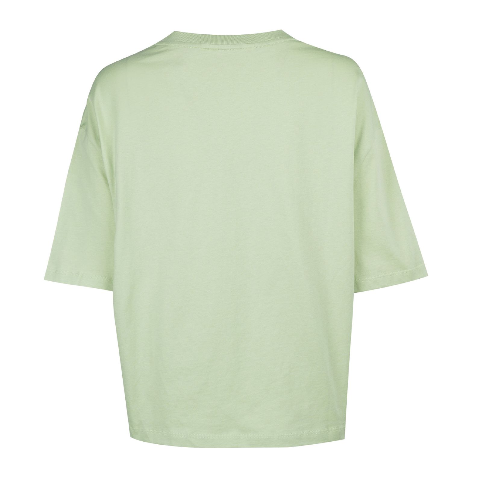 تی شرت آستین کوتاه زنانه جین وست مدل یقه گرد کد 1551206 رنگ سبز روشن -  - 2