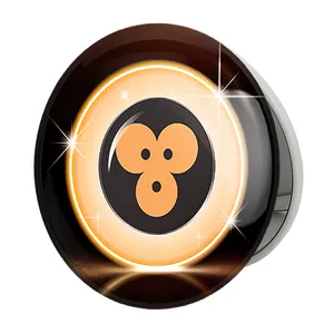 آینه جیبی خندالو طرح دختر کفشدوزکی شاه میمون مدل تاشو کد 25057 