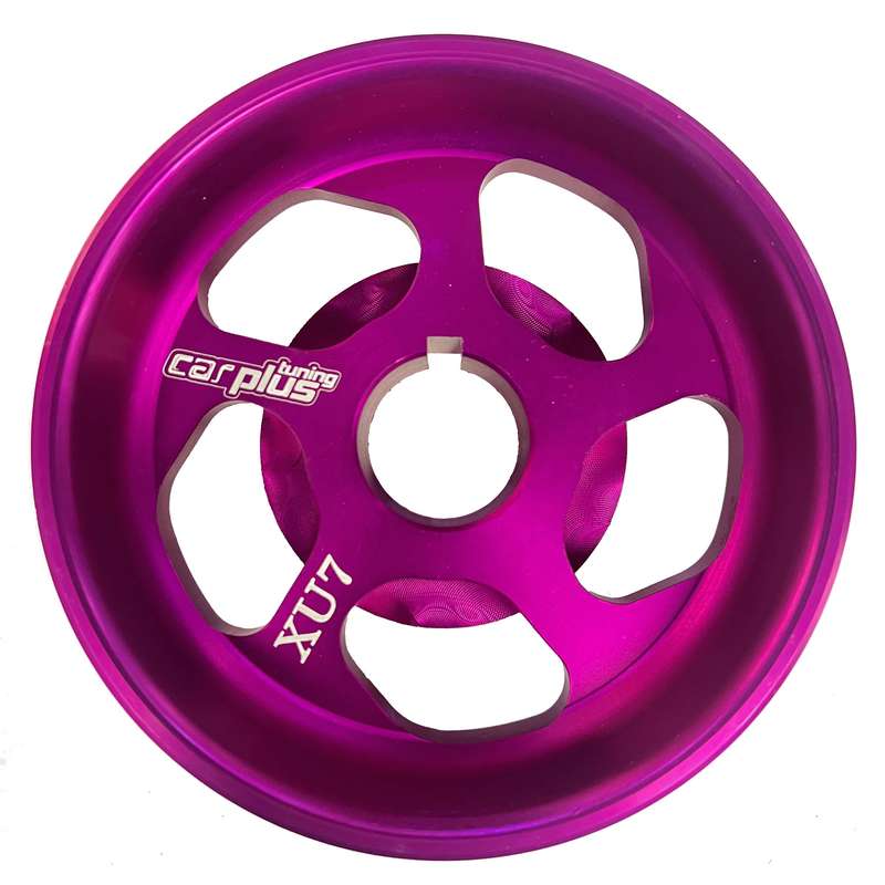 پولی سر میل لنگ کار پلاس تیونینگ کد CPT-XU7 PURPLE مناسب برای 405 و سمند