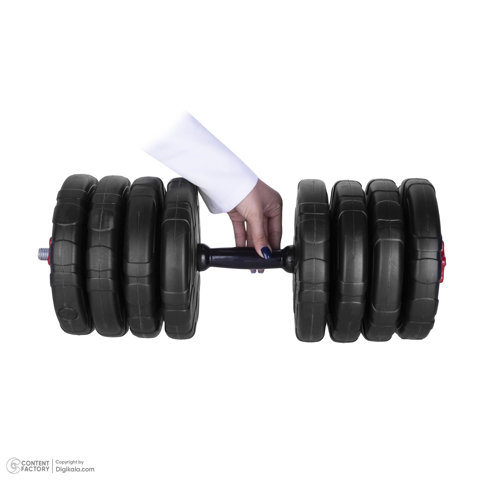 دمبل رادیس فیت مدل  DVP-20-2.5 وزن 20 کیلوگرم بسته دو عددی -  - 4
