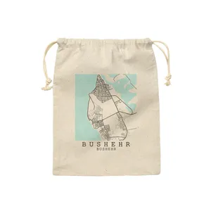 کیسه نان و سبزی ترمه طراحان ایده مدل نقشه شهر بوشهر کد map0506 - M سایز 23x33 سانتی متر