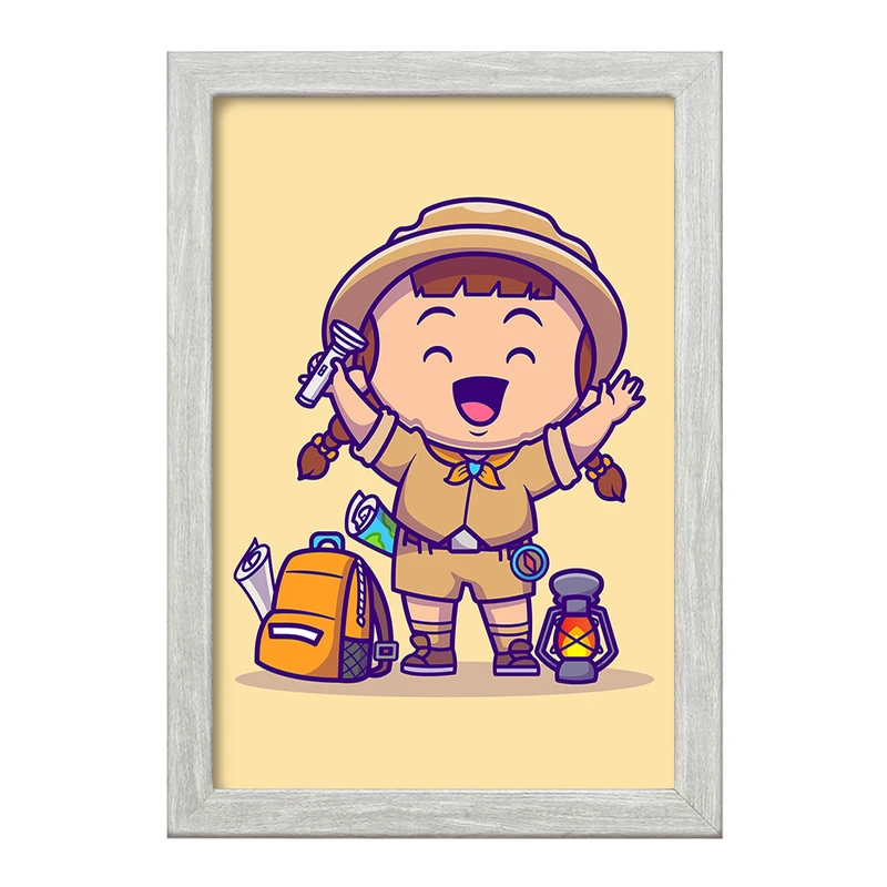 تابلو خندالو طرح جهانگرد کد 29376