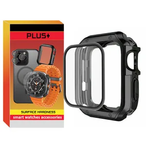 کاور پلاس مدل Lux Shield PL مناسب برای اپل واچ سری 1/2/3 سایز 38 میلی متری به همراه محافظ صفحه نمایش