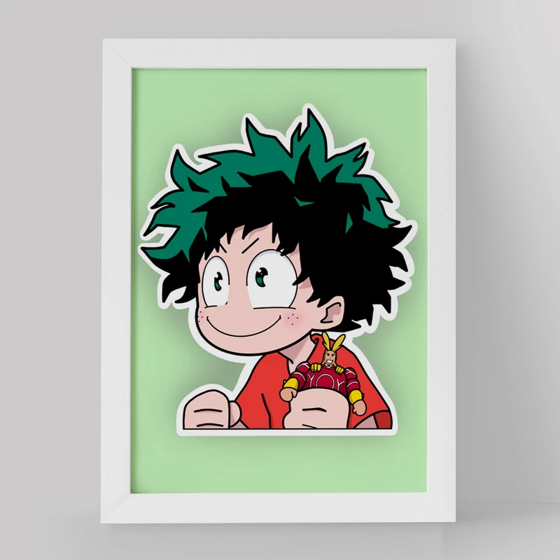 تابلو خندالو مدل ایزوکو میدوریا آکادمی قهرمان من کد 10073