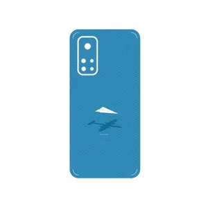 MAHOOT Minimal Paper Airplane Cover Sticker for Xiaomi Mi 10T Pro 5G