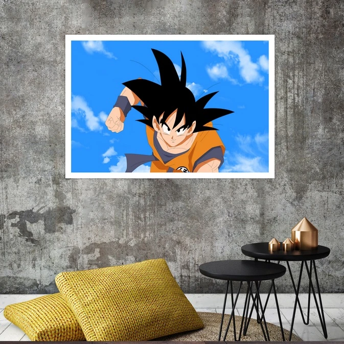 تابلو بکلیت طرح انیمه دراگون بال زد مدل قاب شاسی W-s8428