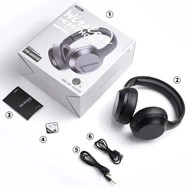 هدست بی سیم ریمکس مدل RB-660HB