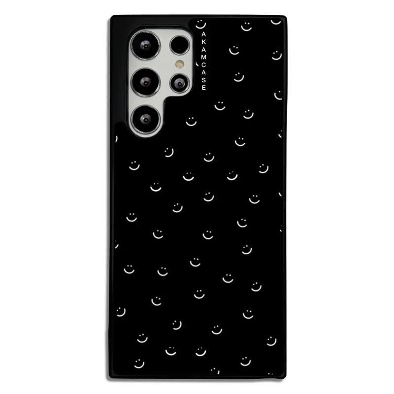 کاور آکام مدل AMCWSGS22U-HAPPY FACE6 مناسب برای گوشی موبایل سامسونگ Galaxy S22 Ultra