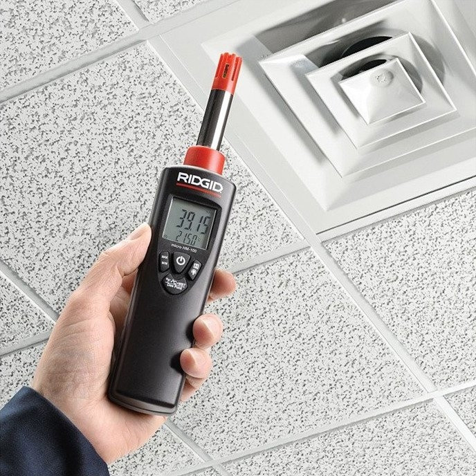دماسنج و رطوبت سنج دیجیتالی ریجید مدل HM-100