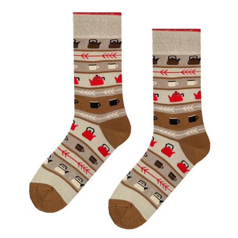 جوراب زنانه ال سون مدل چای و فنجان کد PH997 -  - 1
