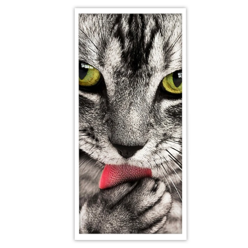 تابلو بکلیت طرح حیات وحش گربه مدل W-S3262