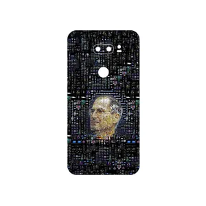 MAHOOT Collage of Steve Jobs 2 Cover Sticker for LG V30