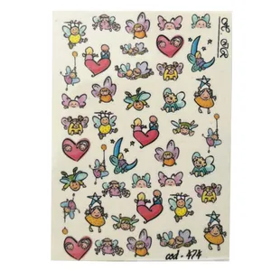 استیکر طراحی ناخن مدل C-474