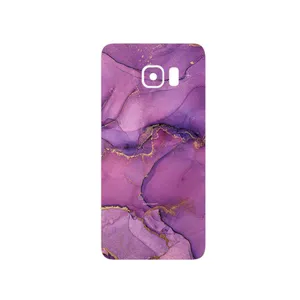 MAHOOT Purple Marble Cover Sticker for Samsung Galaxy S6 Edge Plus