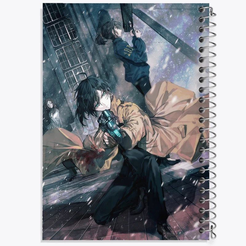 دفتر مشق 100 برگ خندالو طرح روان گذر (Psycho Pass) کد 33735