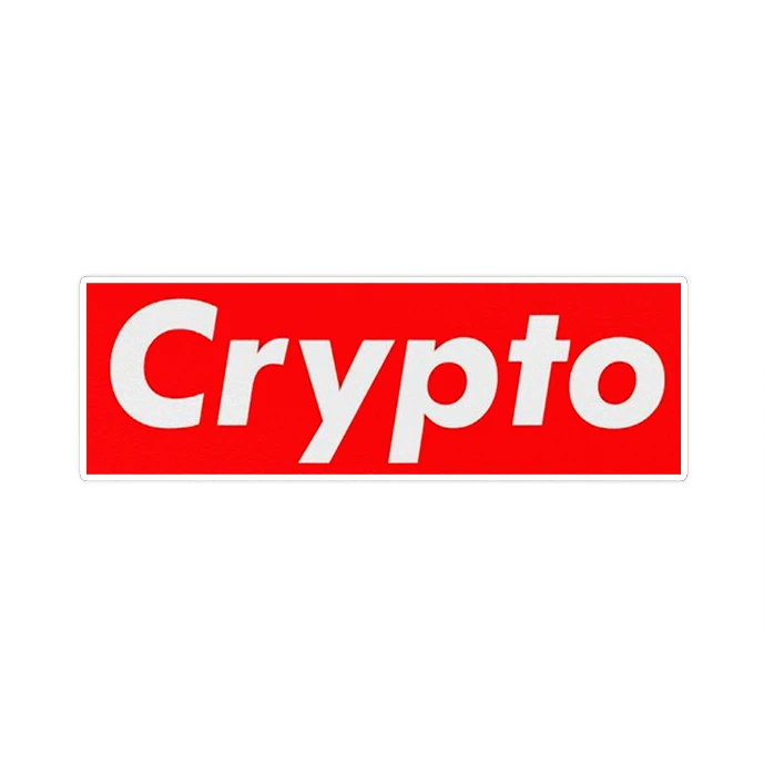 استیکر لپ تاپ ماسا دیزاین طرح CRYPTO مدل STKJO