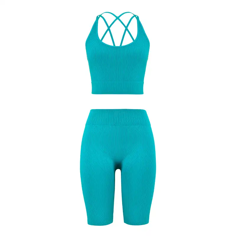 ست تاپ و شلوارک ورزشی زنانه مدل رینوک کد 2684