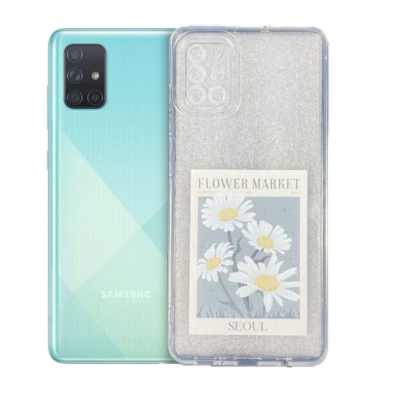 کاور طرح گل بابونه مناسب برای گوشی موبایل سامسونگ Galaxy A51