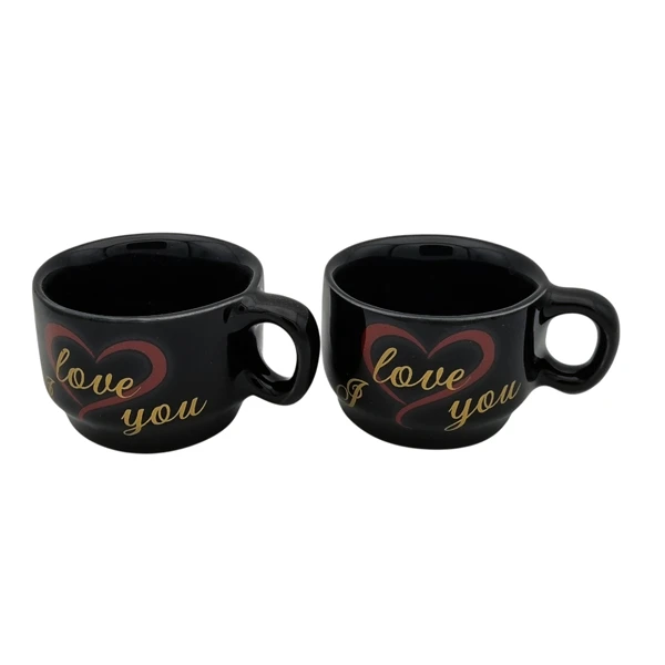 فنجان مدل ملیکا کد 12533xiloveyouمجموعه 2 عددی