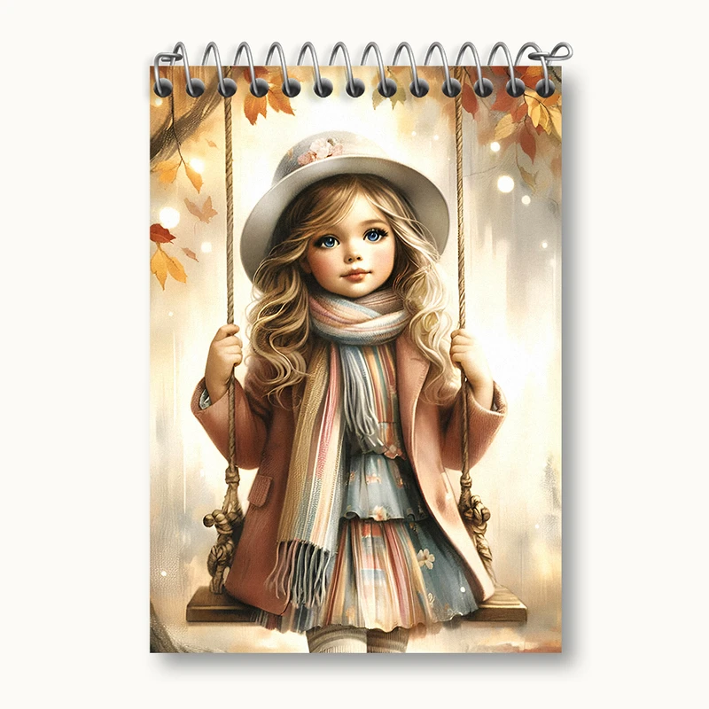 دفتر یادداشت 50 برگ خندالو طرح دخترانه کد N3553