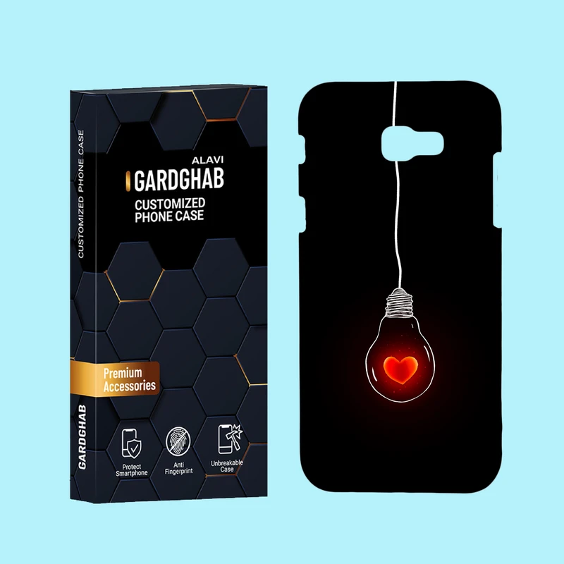 کاور گارد قاب علوی مدل عاشقانه مناسب برای گوشی موبایل سامسونگ Galaxy A7 2017 / A720