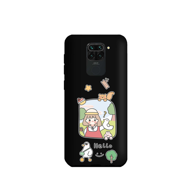 کاور طرح دختر جنگل کد m2900 مناسب برای گوشی موبایل شیائومی Redmi Note 9 / Redmi 10X 4G