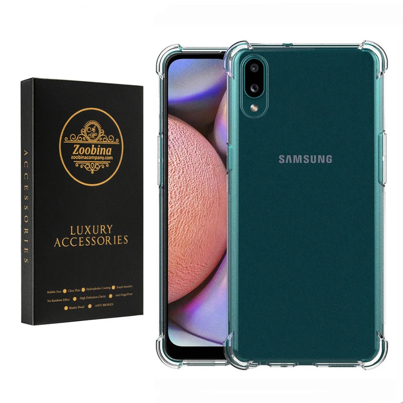 کاور زوبینا مدل Clear مناسب برای گوشی موبایل سامسونگ Galaxy A02 / A022