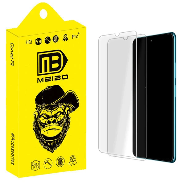 محافظ صفحه نمایش شیشه ای میبو مدل Transparent Plus مناسب برای گوشی موبایل اپل iPhone 5 / 5s / SE بسته دو عددی