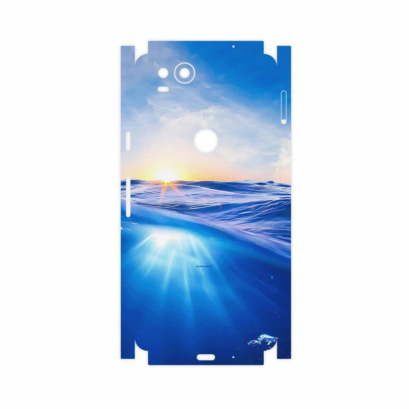برچسب پوششی ماهوت مدل Ocean-FullSkin مناسب برای گوشی موبایل گوگل Pixel 2