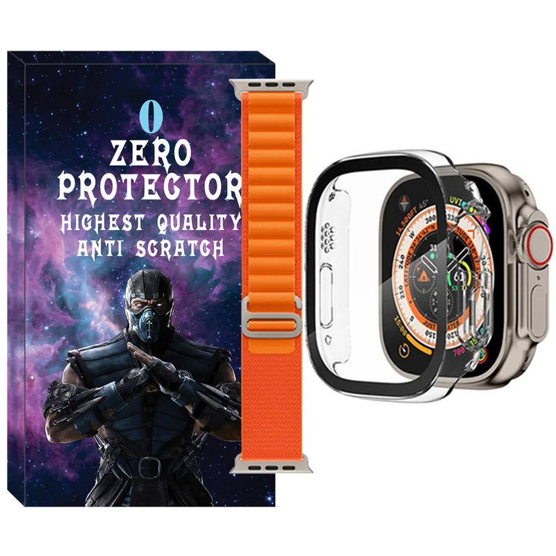 بند زیرو مدل Loop Alpine مناسب برای اپل واچ Ultra 49 میلی متری به همراه کاور