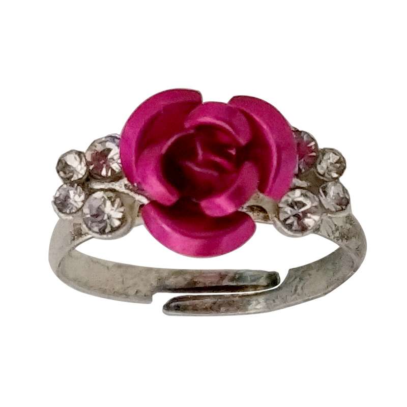 انگشتر دخترانه سلین کالا طرح گل رز مدل ce-ando20 انگشتر دخترانه سلین کالا طرح گل رز مدل ce-ando20