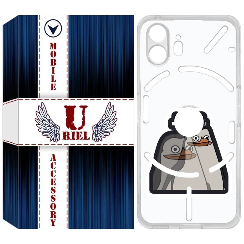 کاور یوریل مدل Clear کد 84 طرح Loading مناسب برای گوشی موبایل ناتینگ فون 2