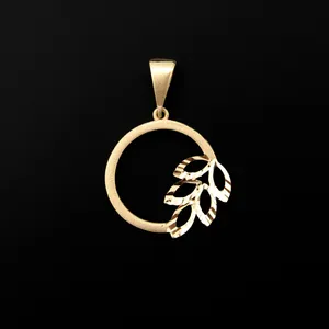 آویز گردنبند طلا 18 عیار زنانه کاپانی مدل kp042