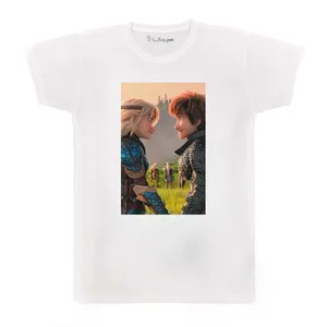 تی شرت بچگانه پرمانه طرح اژدها سواران کد pmt.3966